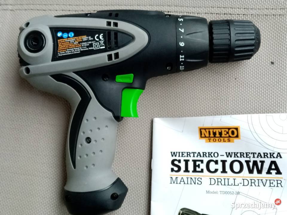 Wiertarko wkrętarka 6m przewodu Nowa Wiertarki i wkrętarki Wieliczka