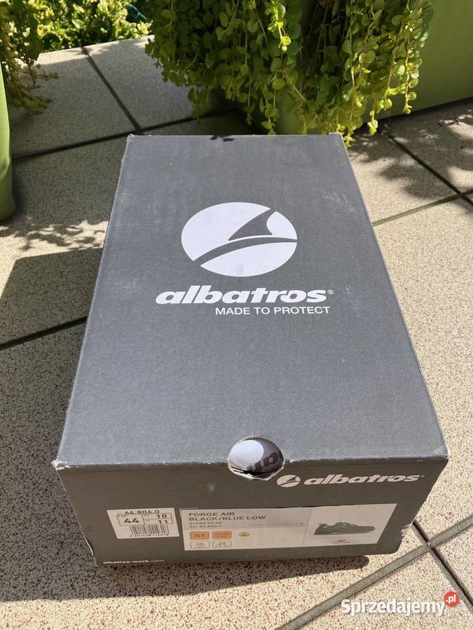 Buty obuwie ochronne męskie Albatros S1 44 nowe Nisko sprzedam