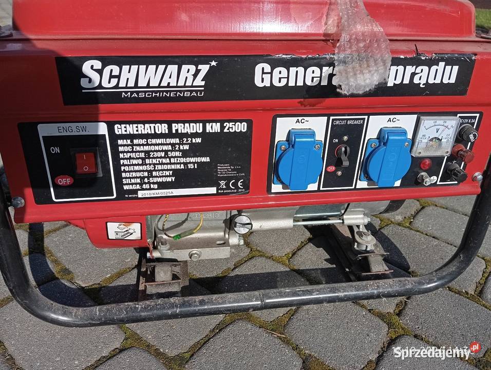 Agregat prądotwórczy 2500 w Kielce
