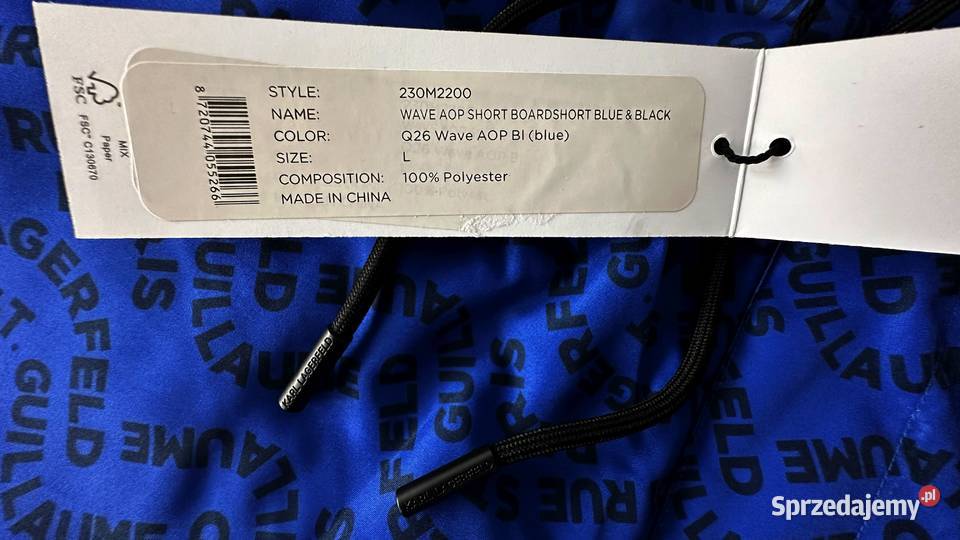 KARL LAGERFELD Spodenki kąpielowe rozmiar L zachodniopomorskie Szczecin