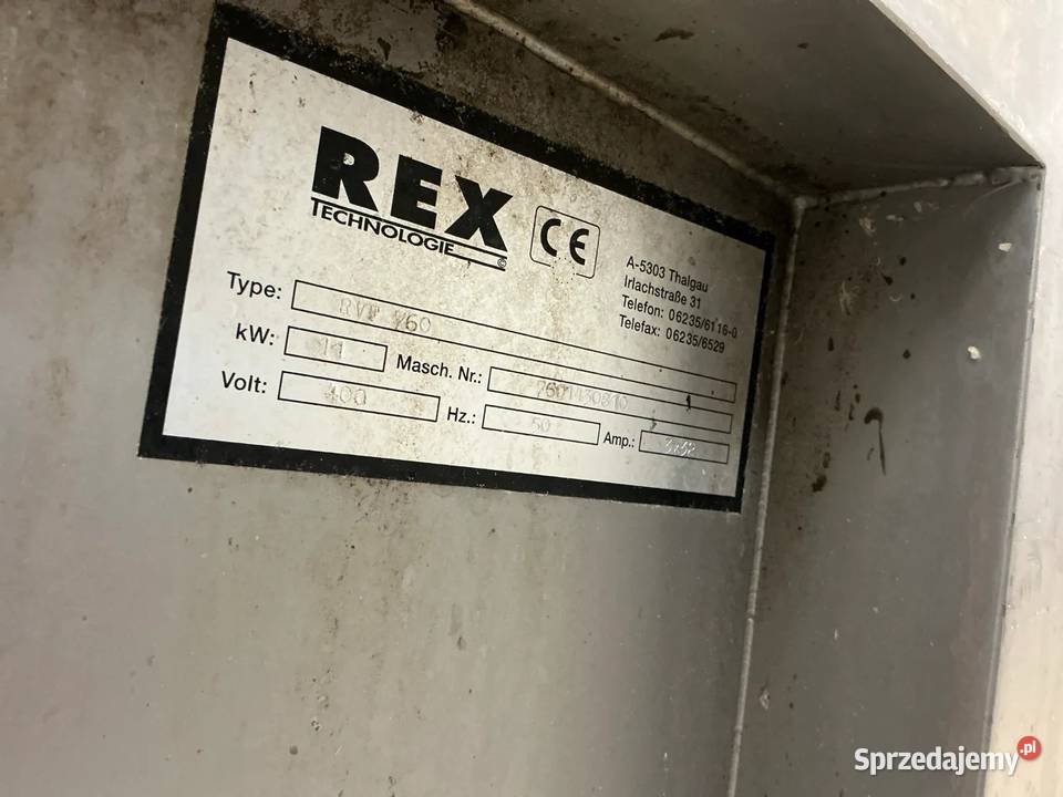 REX RVF 760 Nadziewarka próżniowa z załadunkiem Produkcja Krotoszyn