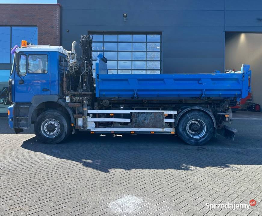 Wywrotka 4x4 z dzwigiem Man Warszawa