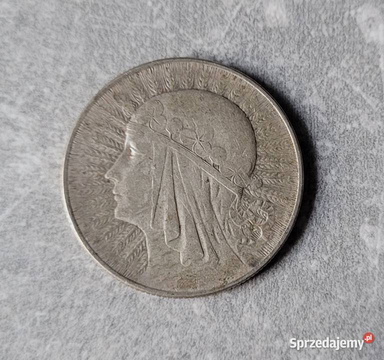 186 POLSKA II RP srebro 5 Złotych 1933 r MW Wola Kruszyńska
