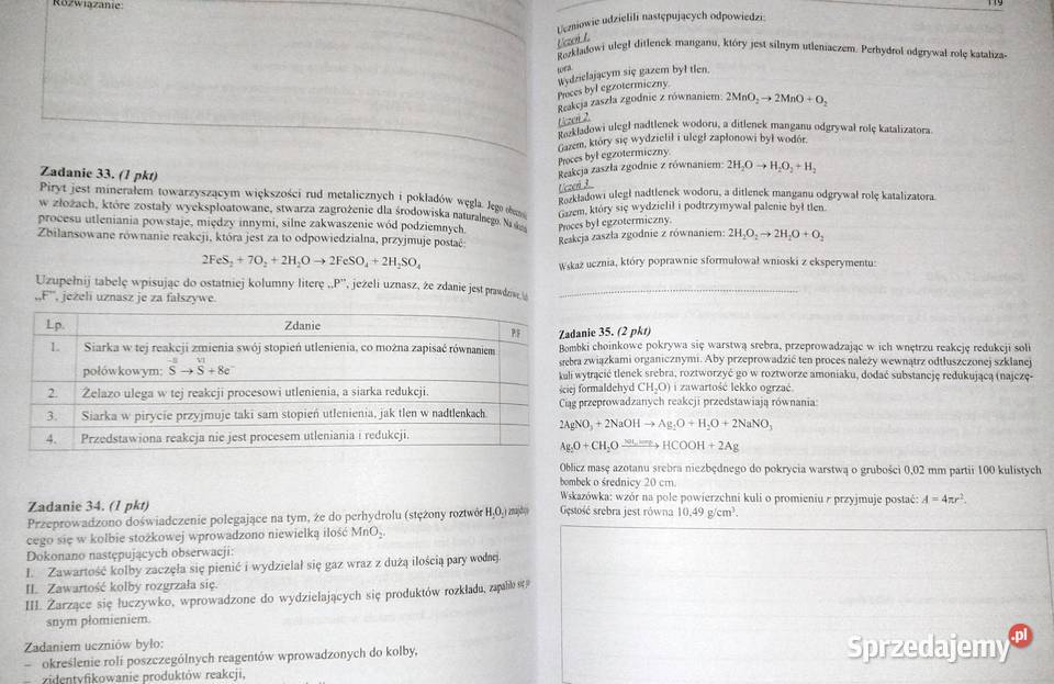 Chemia Pierwiastki i związki nieorganiczne P