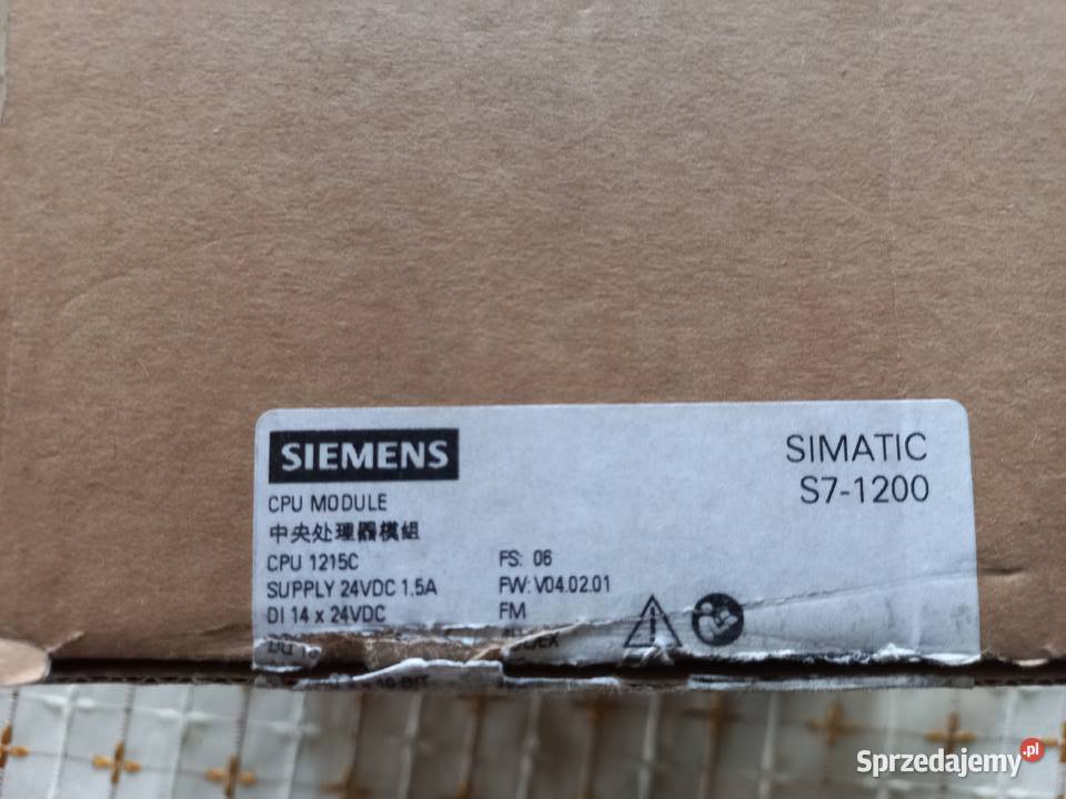 Sterownik Siemens 1215C DCDCDC Skoczów
