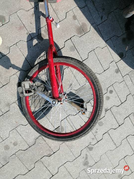 Rower jednokołowy monocykl zestaw