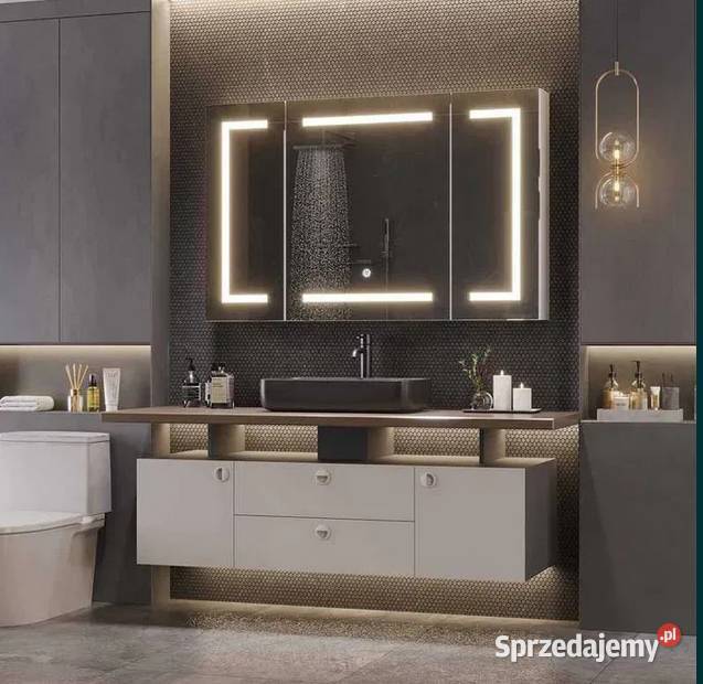 Lustro z oświetleniem LED Szafka z Lustrem LED Lustra Żary