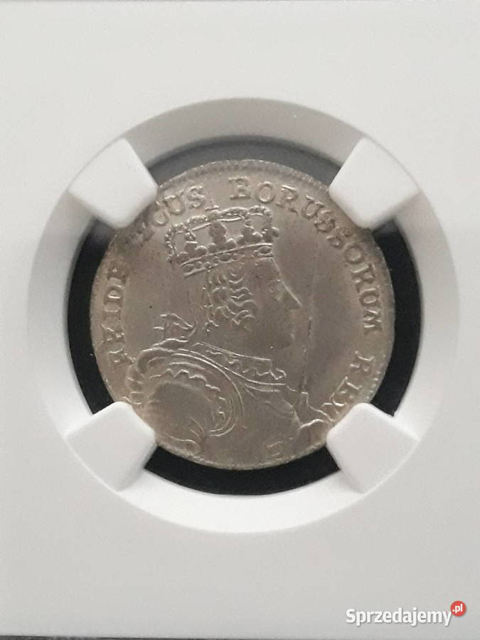 6 Groszy 1757 r B Wrocław NGC62 Konin