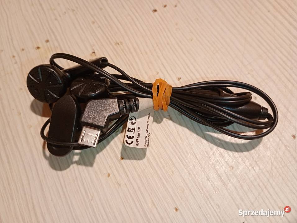 słuchawki myPhone douszne przewodowe micro USB Szczecin sprzedam