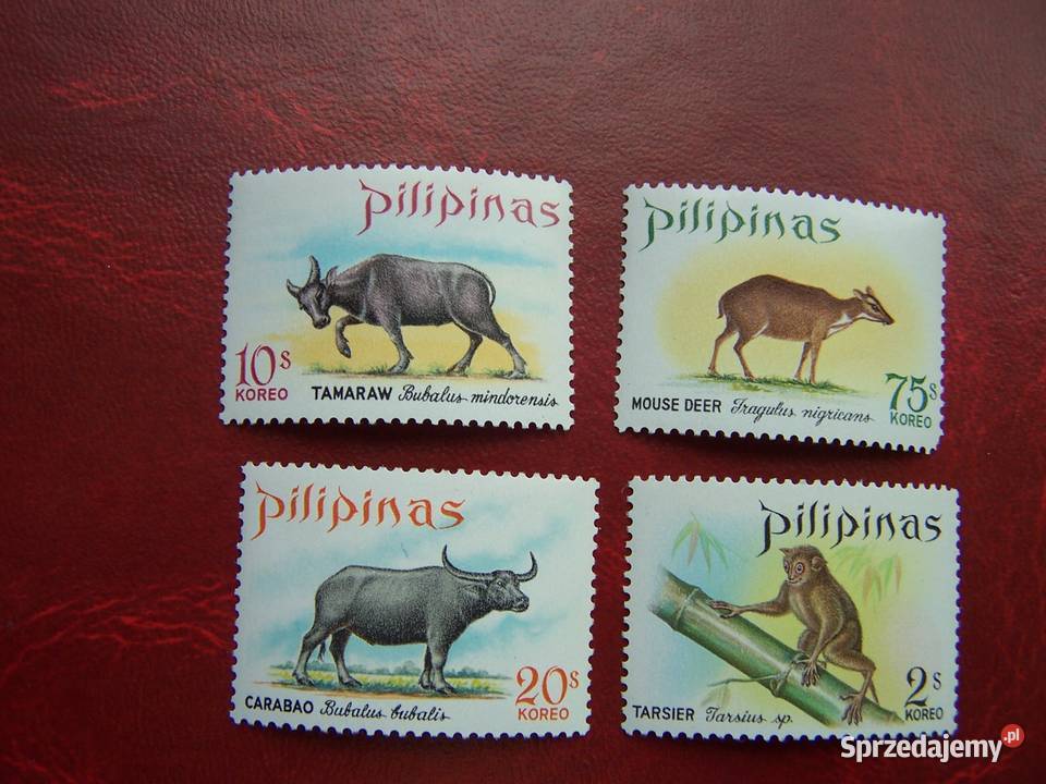 Filipiny 1969 MNH Mi 86669 Fauna Zwierzęta Filatelistyka Antyki, Sztuka, Kolekcje śląskie Tychy