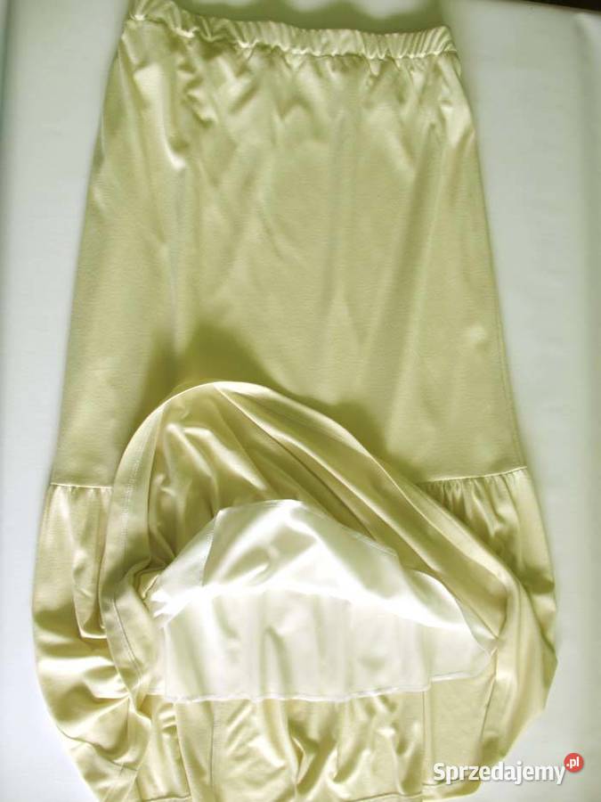 Spódnica Maxi 46 3xl Obwód bioder 116 dzianina Rozkloszowana
