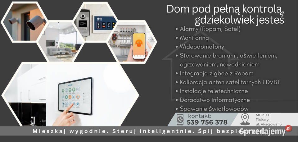 Monitoring, Alarmy, Smart Home | Atrakcyjne Ceny!