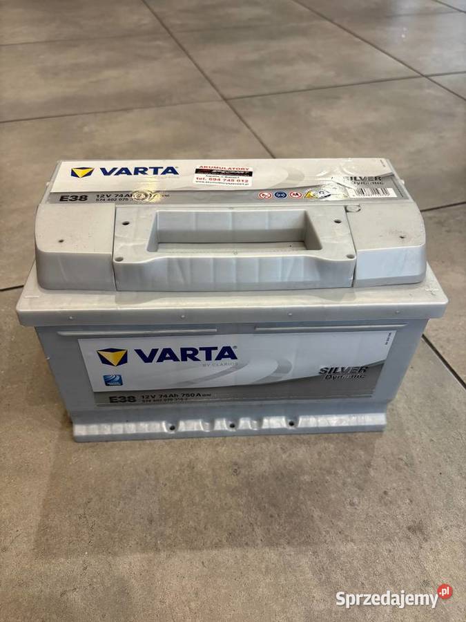 Akumulator VARTA Silver Dynamic E38 74Ah 750A EN sprzedam