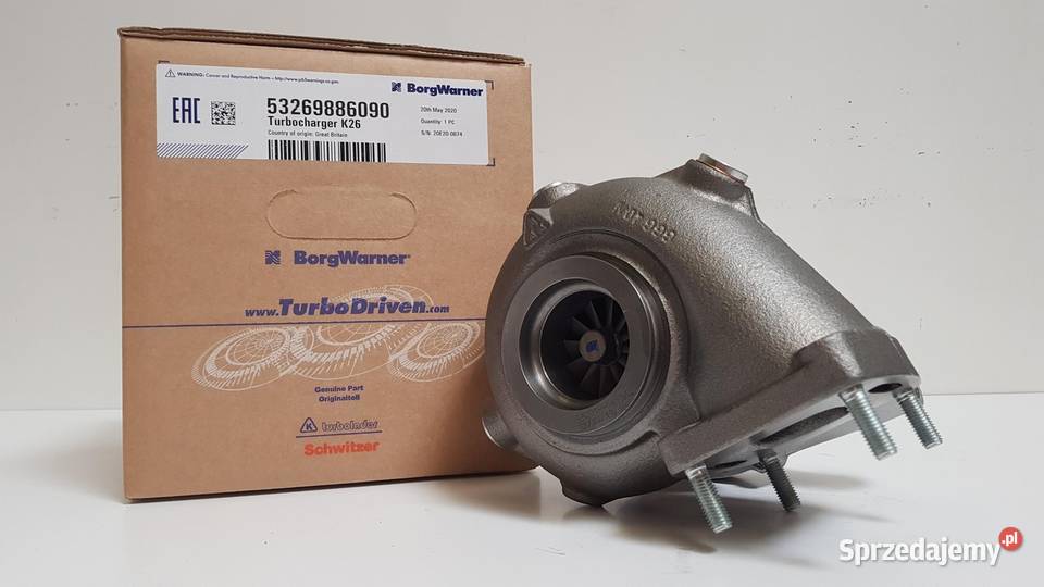 Nowa turbosprężarka BorgWarner 53269886090 Siedlce