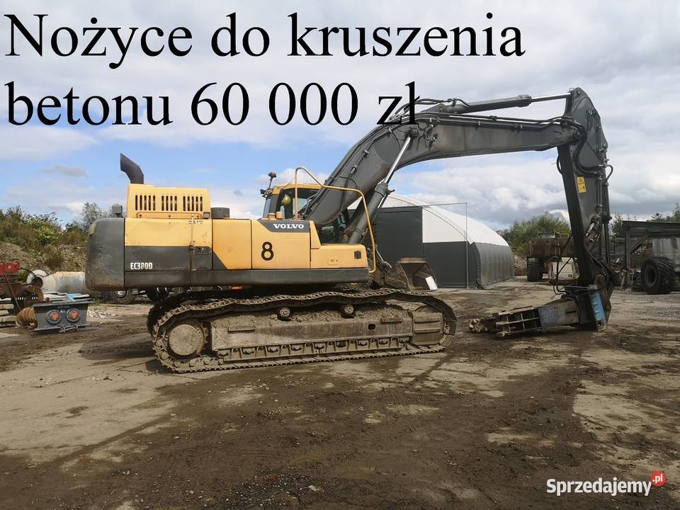 Volvo EC 380 Szczypce do wyburzen Koparka śląskie Cieszyn