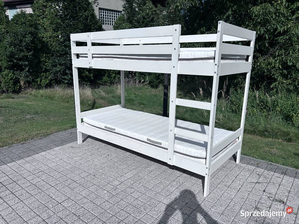 Łóżko piętrowe IKEA Mydal 2 Materace IKEA Malvik Łóżka śląskie Rybnik