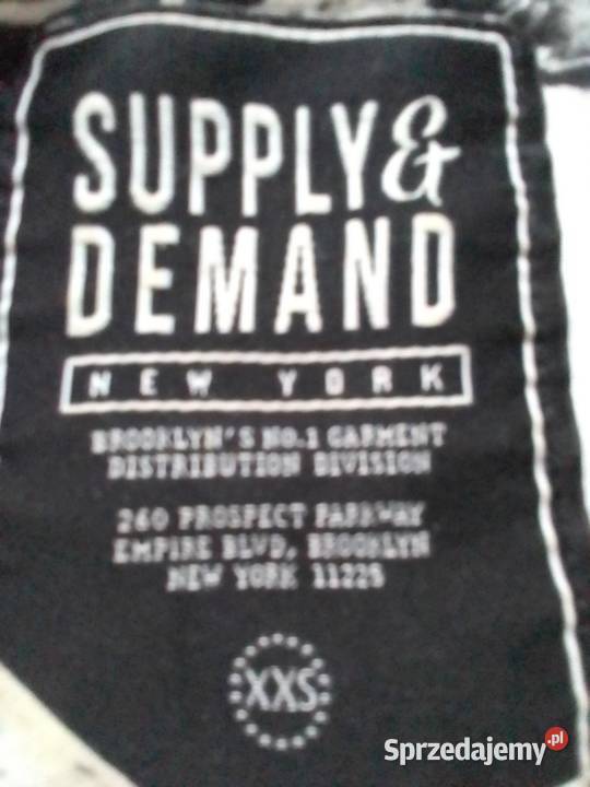 Markowa Koszulka Supply and Demand Odzież i bielizna męska Skrobów-Kolonia