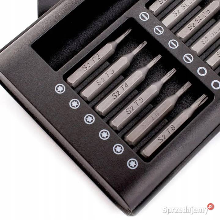 Zestaw Wkrętaków 25w1 Magnetyczne Mocowanie Etui małopolskie Ludźmierz