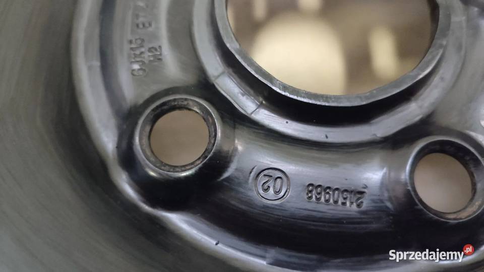 52RB2 FELGA STALOWA 5X112 ET43 6JX15 VW GOLF VII Dystanse Włoszczowa