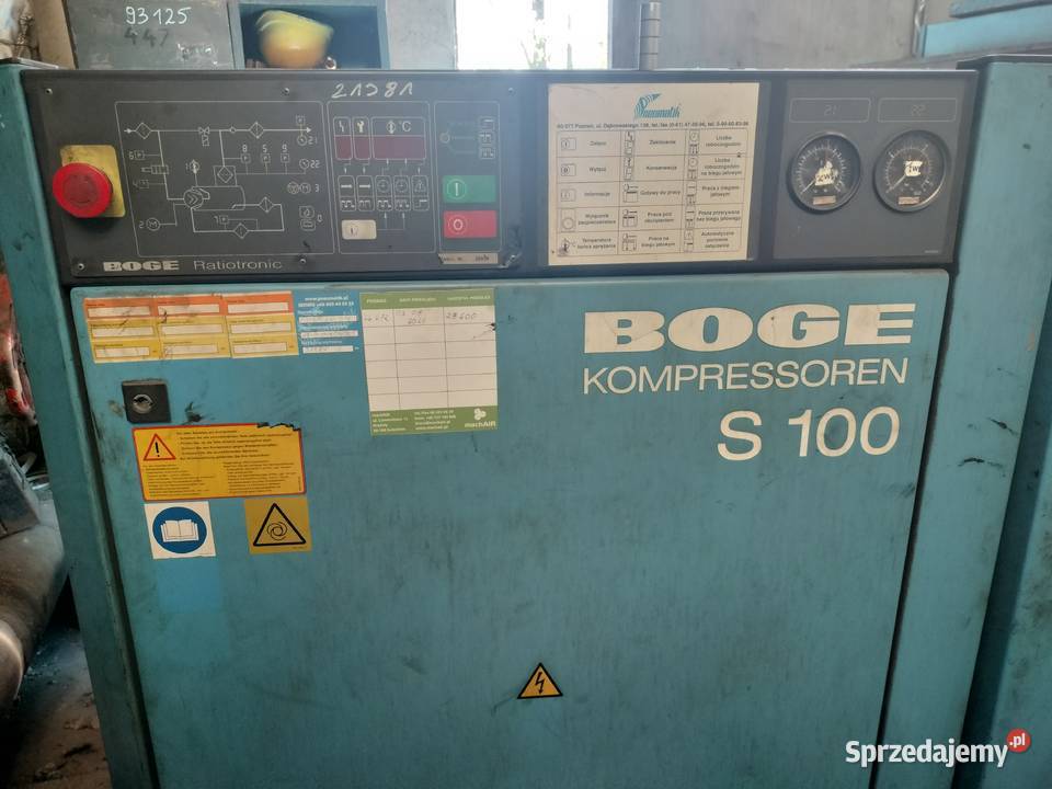 Sprężarka śrubowa BOGE S 100