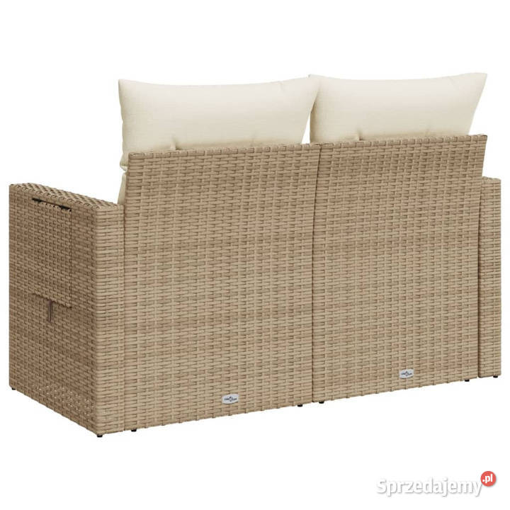 Sofa ogrodowa z poduszkami 2osobowa beż Warszawa sprzedam