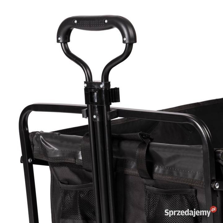 Składany duży wózek ogrodowy plażowy turystyczny