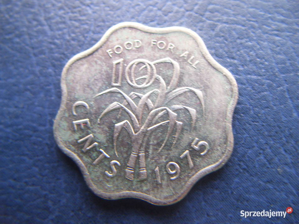 Stare monety 10 cent 1975 Eswatini podkarpackie