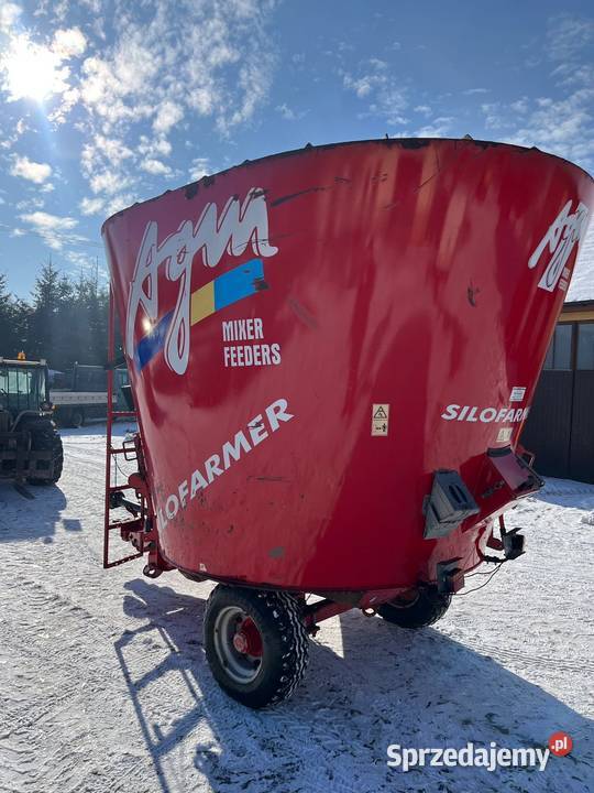 Wóz paszowy paszowóz 12m3 AGM SILOFARMER Kuhn Myszyniec