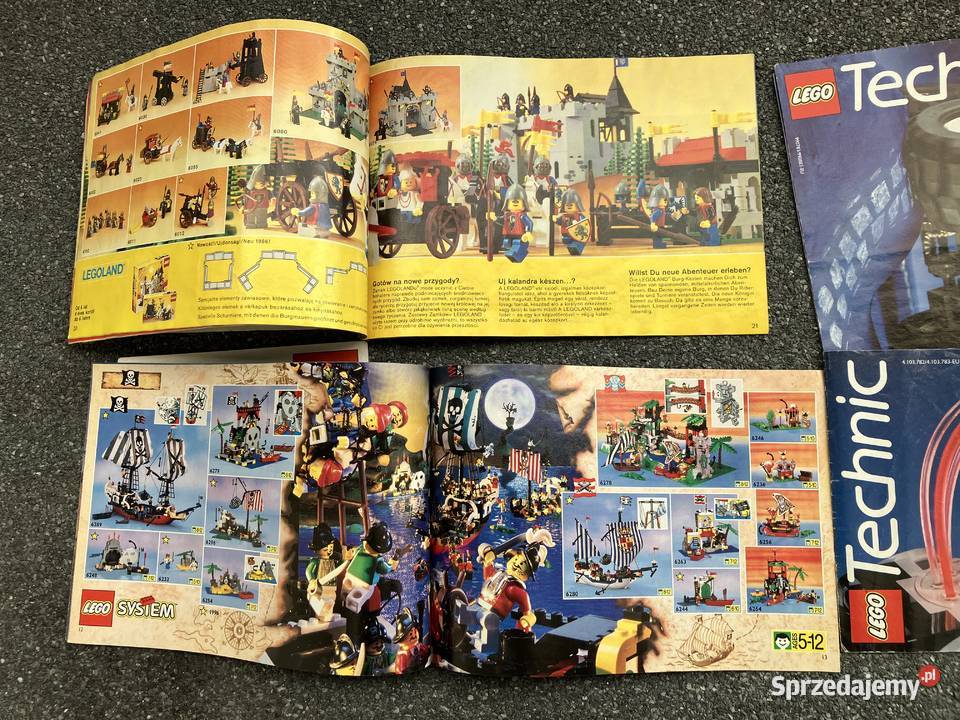 CAŁOŚĆ Stare Katalogi LEGO lata 80 i 90 Castle Klocki