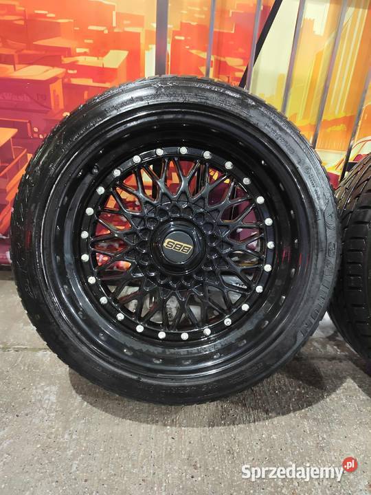 Felgi styl BBS 17 5x1125x100 z oponami mazowieckie Warszawa