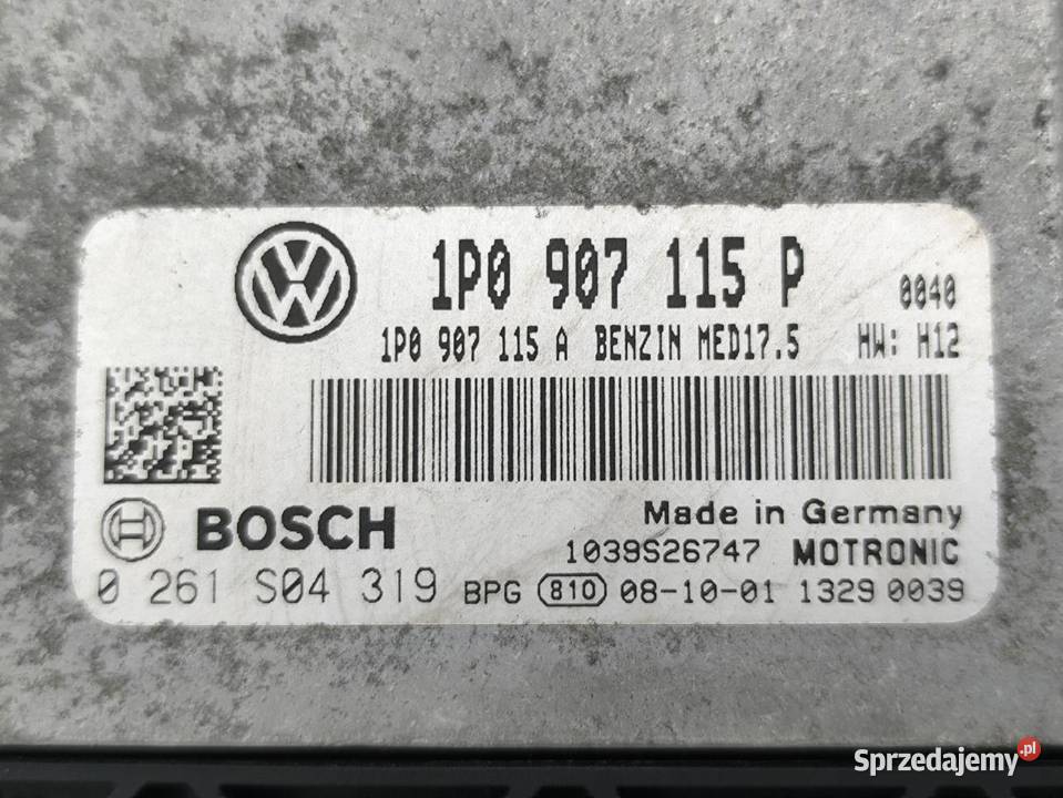 KOMPUTER STEROWNIK SILNIKA SEAT LEON II 18 TSI wielkopolskie