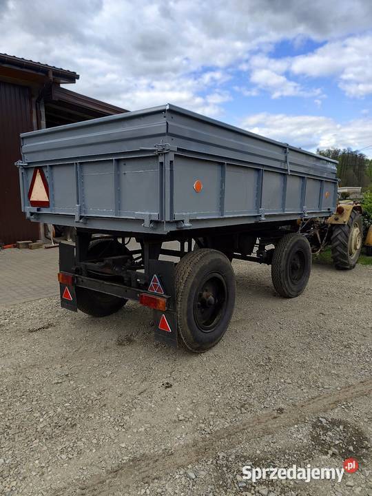 Przyczepa wywrotka d 732 nieuszkodzony Głowno