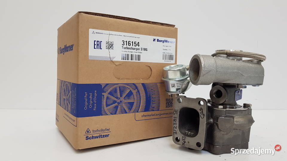 Nowa turbosprężarka SCHWITZER 312196K 312196