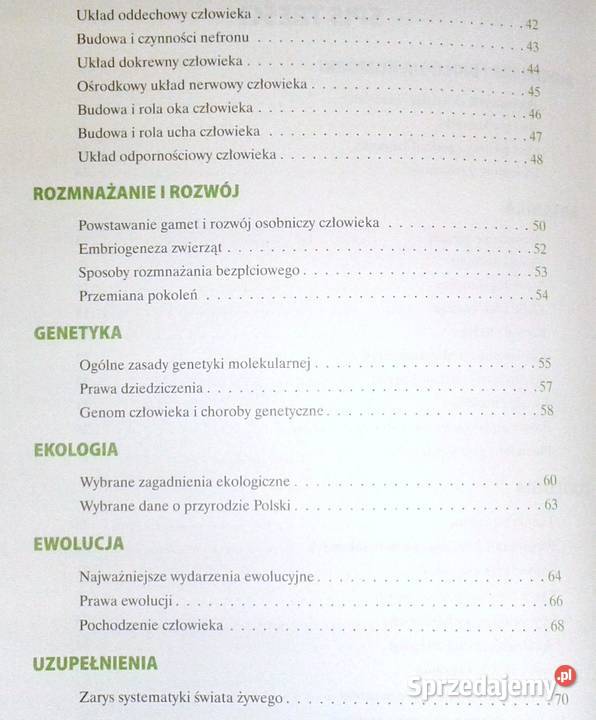 Biologia Małe tablice W Mizerski B Bednarczuk Chełm