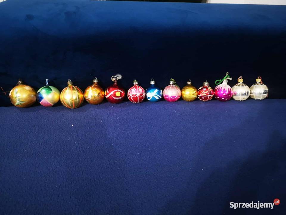 Stare Bombki Choinkowe PRLu Wiązów sprzedam