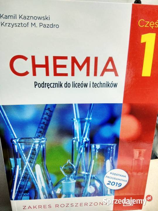 Chemia Pazdro rozszerzenie szkolne używane Warszawa
