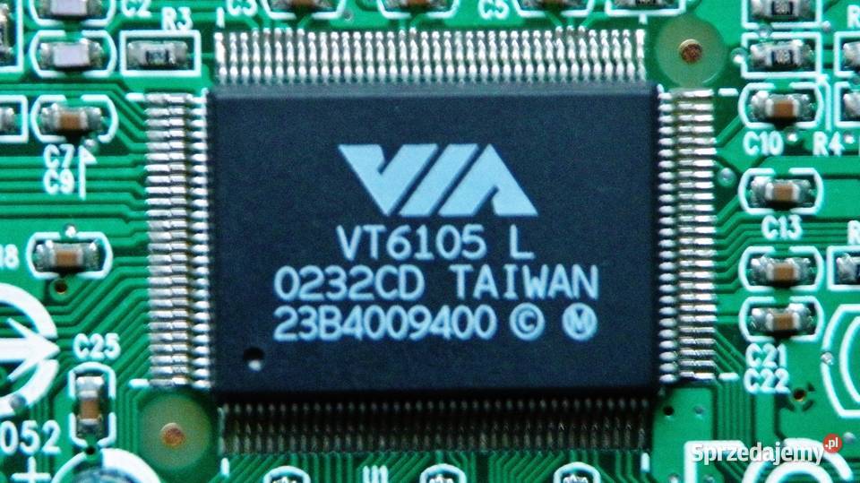 Karta sieciowa LAN na VIA VT6105L 10100 Mbps PCI Bydgoszcz