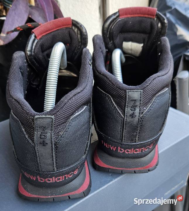 Buty balance 754 czarno czerwone 42 skórzane Konstancin-Jeziorna