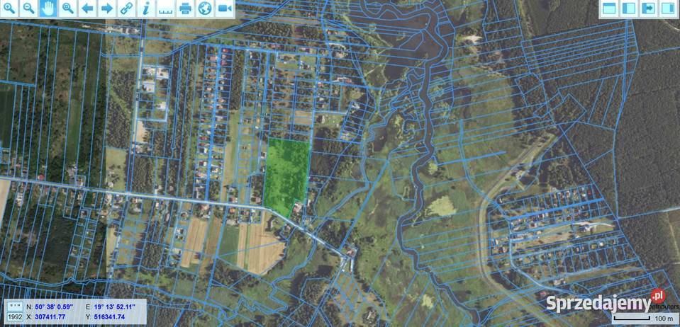 Działka rolna 238 ha Kuźnica Stara gmina Poraj śląskie