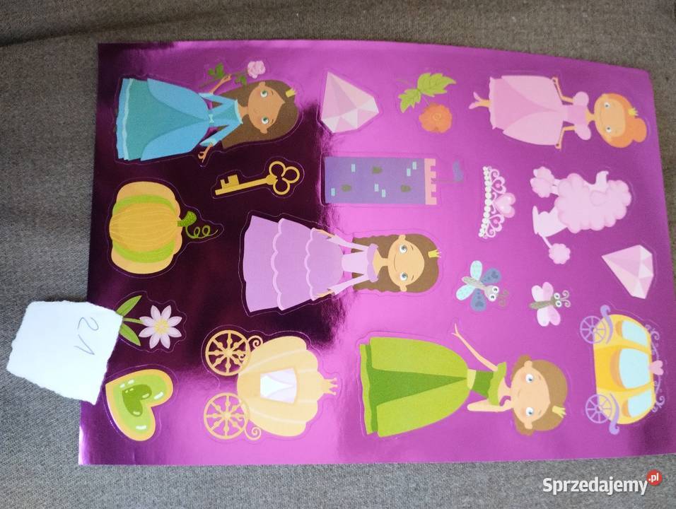 Naklejki księżniczki Siemiatycze sprzedam