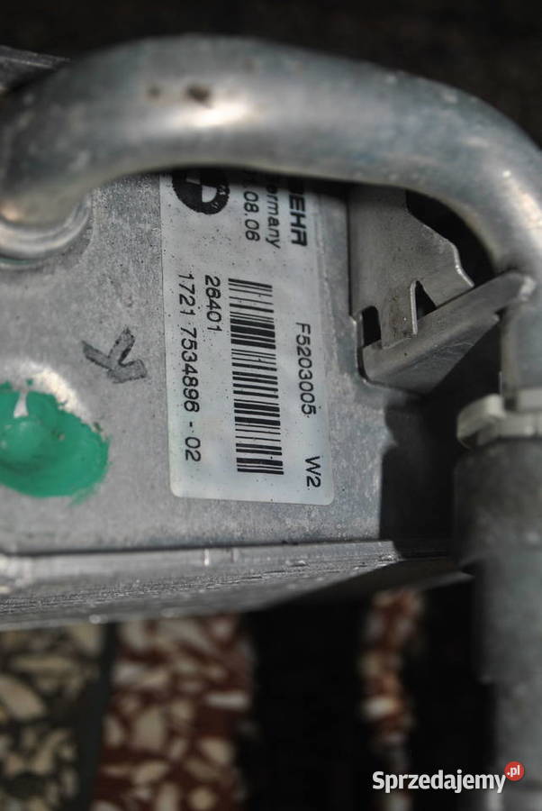 Wymiennik ciepła automatu z przewodami BMW E60 osobowe Poręba