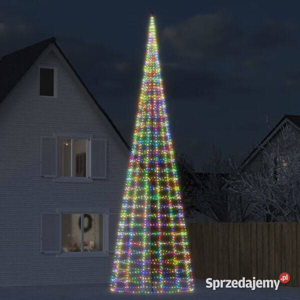 vidaXL Choinka LED na maszcie 3000 diod LED Warszawa