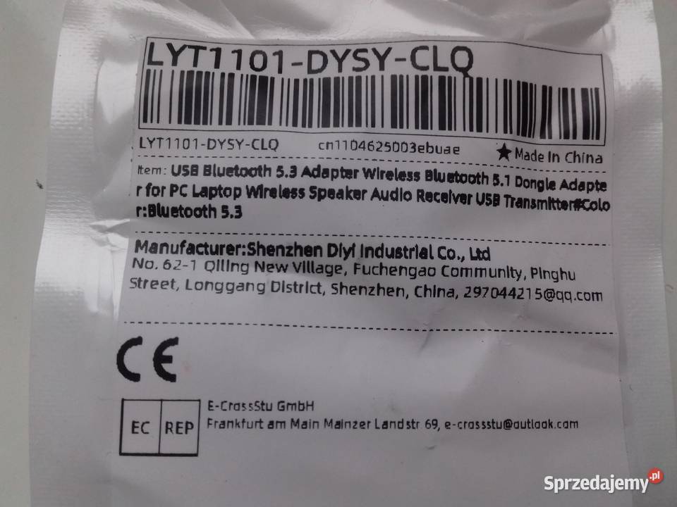 Bluetooth 53 Adapter USB BT odbiornik nadajnik Bydgoszcz