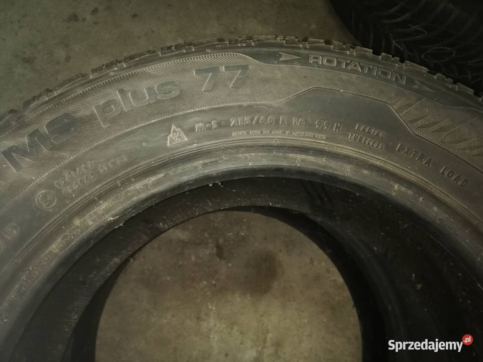 UNIROYAL THE RAIN TYRE 215/60 R16 H XL MS PLUS 77 M+S 99H Zbaków Górny Sprzedajemy.pl