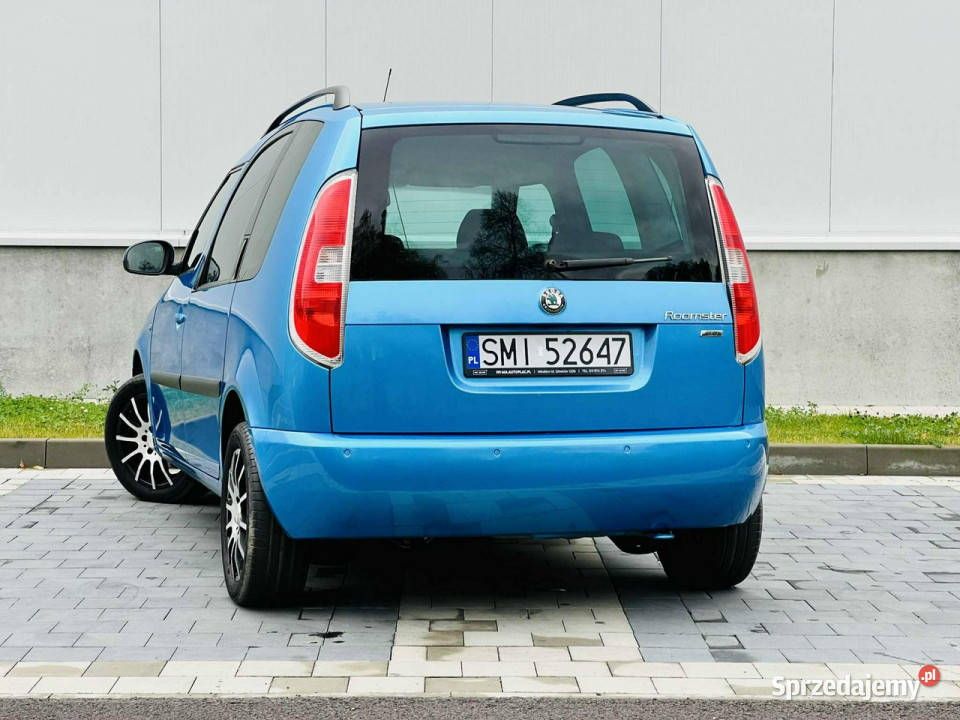 koda Roomster Skoda Roomster 14 Benzyna 86 2009 niebieski śląskie Mikołów