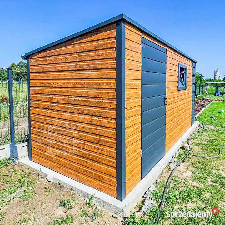 Domek ogrodowy 4x2 wiata 05m Okno drewnopodobny małopolskie Niepołomice sprzedam