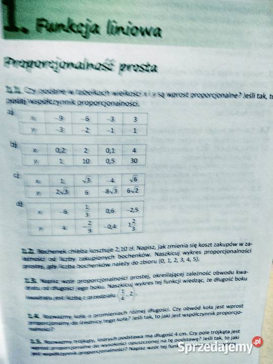 Matematyka Pazdro 2 zbiór zadań ponadgimnazjalne Warszawa