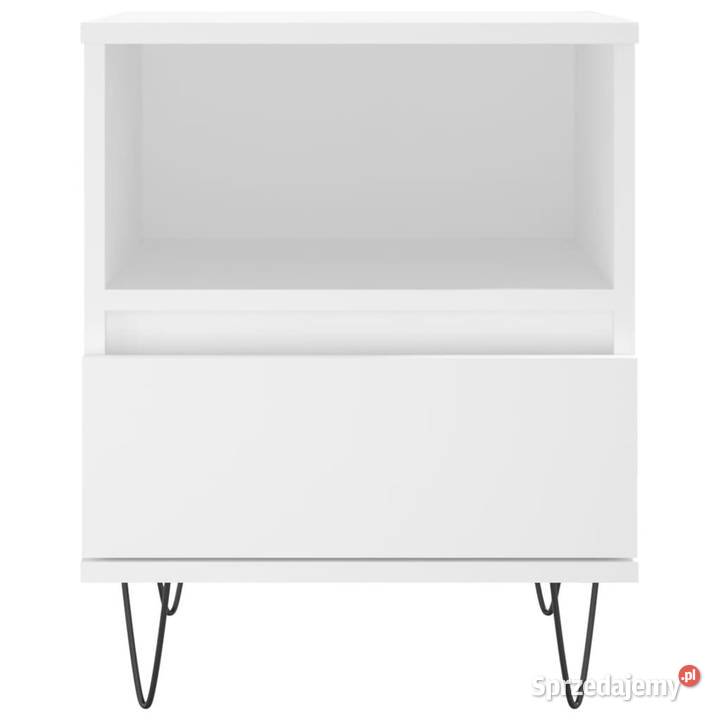 Szafka nocna biała 40x35x50 materiał Meble Warszawa