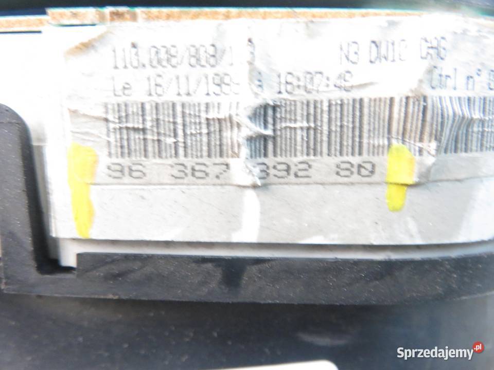 LICZNIK PEUGEOT 306 Break 7E N3 N5 20 HDI 90 RHY osobowe