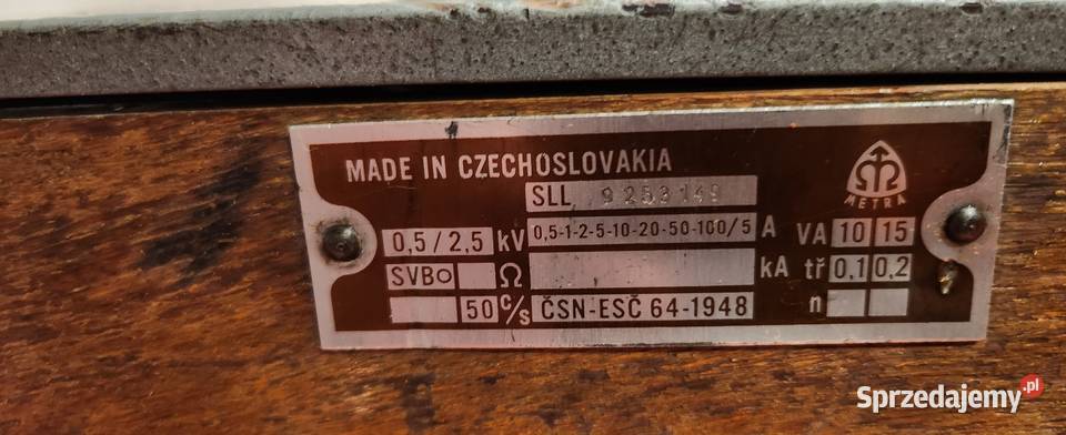 Przekładnik prądowy Metra SLL śląskie Gliwice